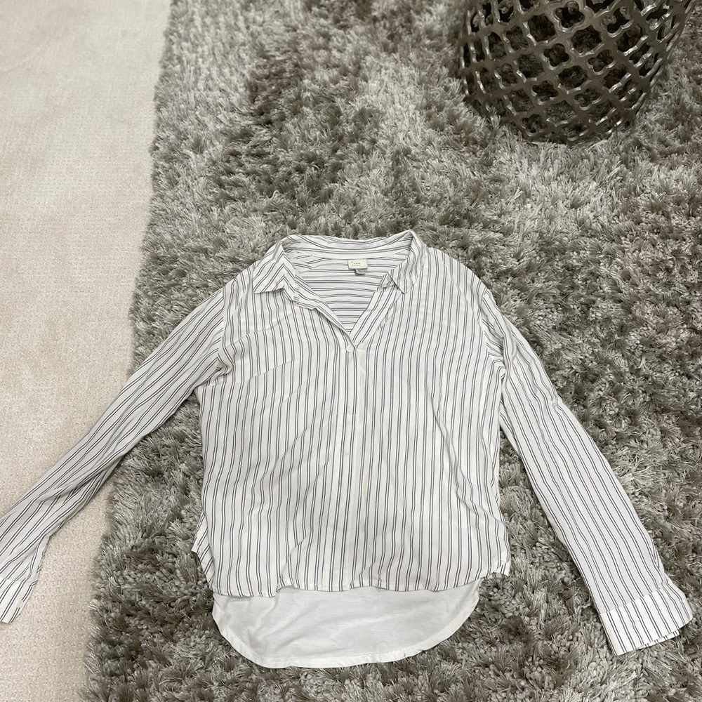 A New Day Striped Long Sleeved Shirt